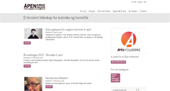 Desktop Screenshot of apenkirkegruppe.org